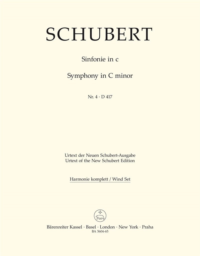 Symphony in C minor No. 4 D 417 Tragic